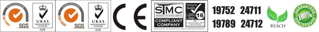 Certification from Aicon,ISO14001&ISO9001 